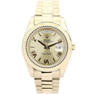 Replica Rolex Day-Date II 41mm Gold Dial 218238 - United Luxury