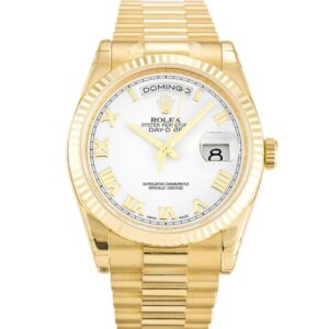 Replica Rolex Day-Date 36mm White Dial 118238 - United Luxury
