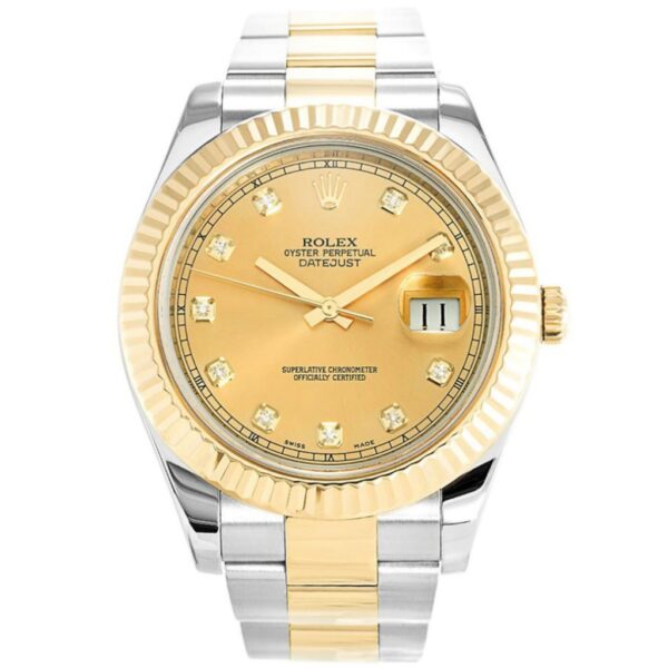 Replica Rolex Datejust II 41mm Gold Dial 116333 - United Luxury