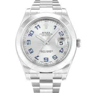 Replica Rolex Datejust II 41mm Silver Dial 116300 - United Luxury