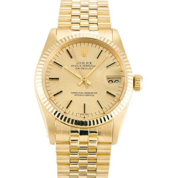 Replica Rolex Datejust Mid-Size 30mm Champagne Dial 6827 - United Luxury