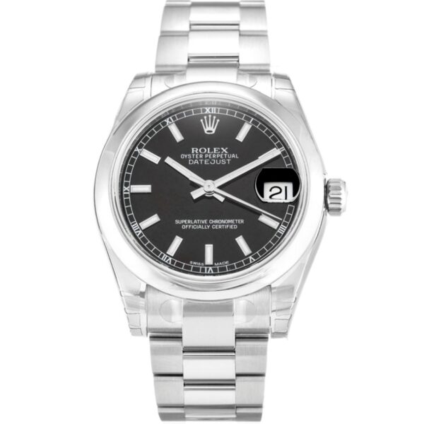 Replica Rolex Lady-Datejust 31mm Black Dial 178240-2 - United Luxury