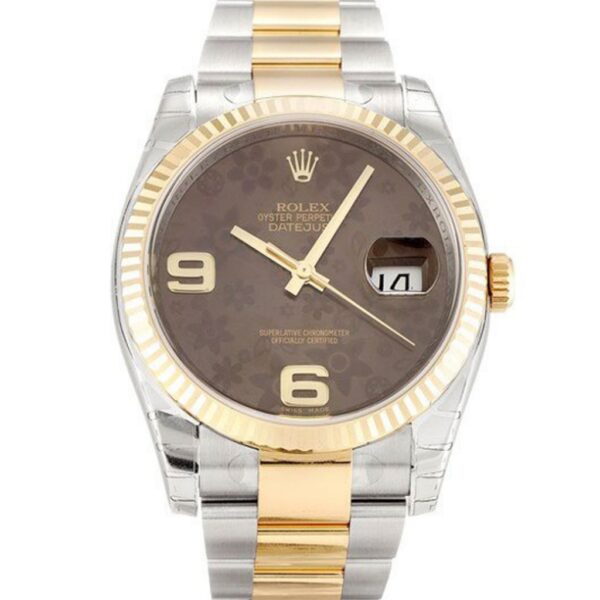 Replica Rolex Datejust 36mm Floral Dial 116233 - United Luxury
