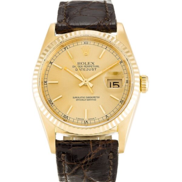 Replica Rolex Datejust 36mm Champagne Dial 16238 - United Luxury