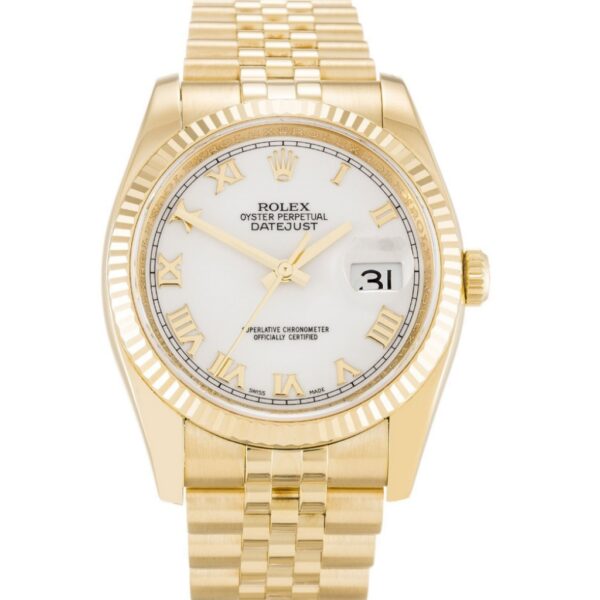 Replica Rolex Datejust 36mm White Dial 116238 - United Luxury