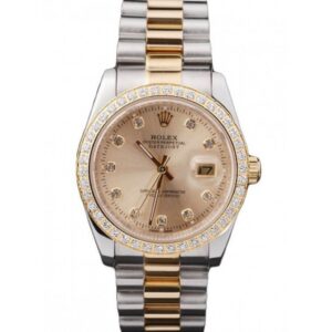 Superclone Rolex Datejust 36mm Gold Dial SRL40 - United Luxury