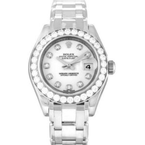 Replica Rolex Pearlmaster 29mm White Dial 80299 - United Luxury