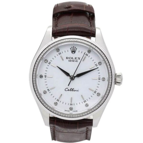 Rolex Cellini Danaos 4233 White Dial Replica - United Luxury