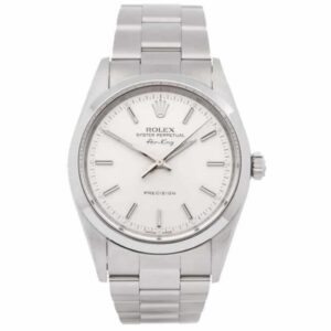 Rolex Air King 14000 Stainless Steel White Dial Replica - United Luxury