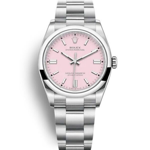 Replica Rolex Oyster Perpetual Lady 36mm Candy Pink Dial 126000 - United Luxury