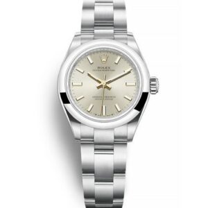 Replica Rolex Oyster Perpetual Lady 28mm Silver Dial 276200 - United Luxury