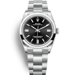 Replica Rolex Oyster Perpetual Lady 36mm Black Dial 126000 - United Luxury
