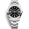 Replica Rolex Oyster Perpetual Lady 31mm Black Dial 124200 - United Luxury