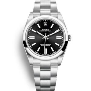 Replica Rolex Oyster Perpetual Lady 41mm Black Dial 124300 - United Luxury