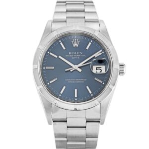 Replica Rolex Oyster Perpetual Date 31mm Blue Dial 15210 - United Luxury