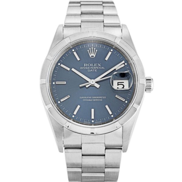 Replica Rolex Oyster Perpetual Date 31mm Blue Dial 15210 - United Luxury