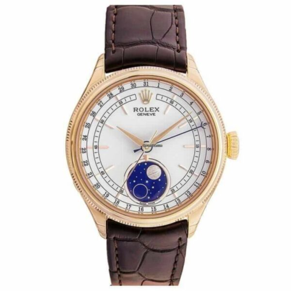 Rolex Cellini Moonphase White Dial New 50535-0002 Replica - United Luxury