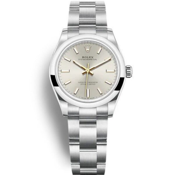 Replica Rolex Oyster Perpetual Lady 31mm Silver Dial 277200 - United Luxury