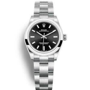 Replica Rolex Oyster Perpetual Lady 31mm Black Dial 277200 - United Luxury