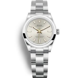 Replica Rolex Oyster Perpetual Lady 36mm Silver Dial 126000 - United Luxury