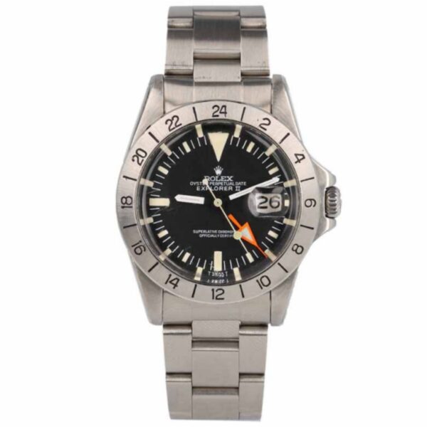Rolex Explorer II 1655 (Antique) Black Dial WARO025 Oyster Replica - United Luxury