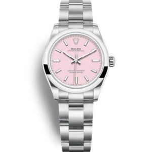 Replica Rolex Oyster Perpetual Lady 31mm Candy Pink Dial 124200 - United Luxury