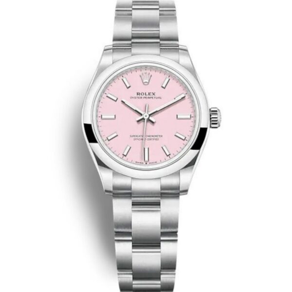 Replica Rolex Oyster Perpetual Lady 31mm Candy Pink Dial 124200 - United Luxury