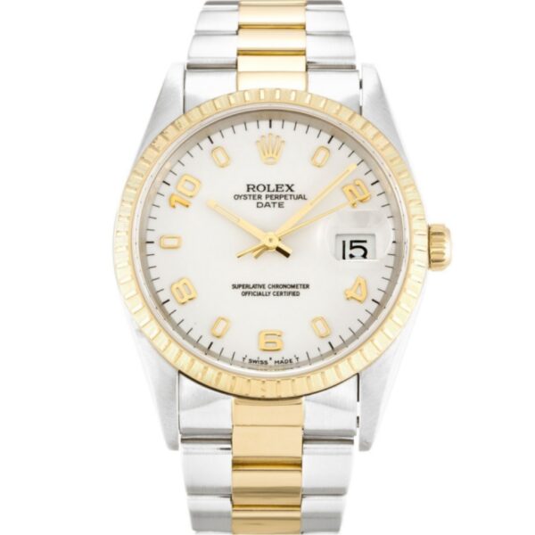 Replica Rolex Oyster Perpetual Date 31mm White Dial 15223 - United Luxury