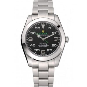 Replica Rolex Air-King 38mm Black Dial 1454020 - United Luxury