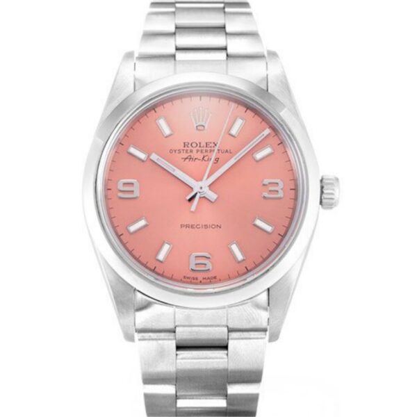 Replica Rolex Air-King 34mm Pink Dial 14000 - United Luxury