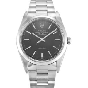 Replica Rolex Air-King 34mm Black Dial 14000 - United Luxury
