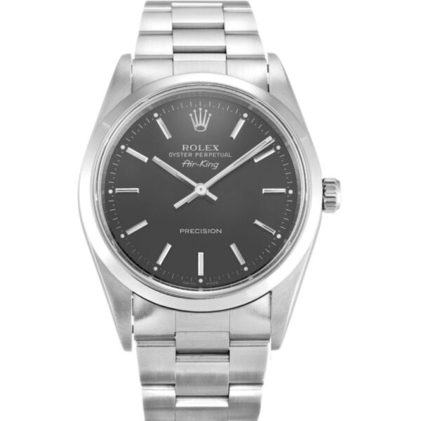 Replica Rolex Air-King 34mm Black Dial 14000 - United Luxury